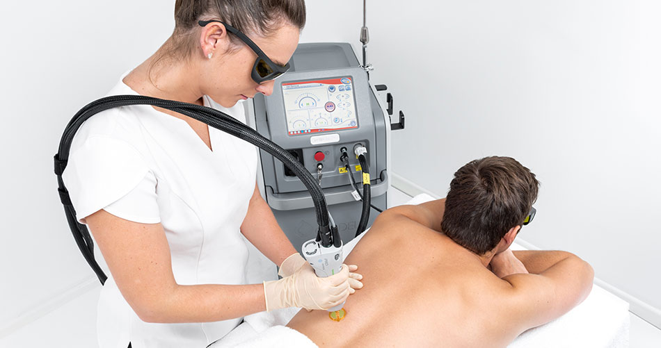 Laser hair removal treatment at Dr Tanov Aesthetics