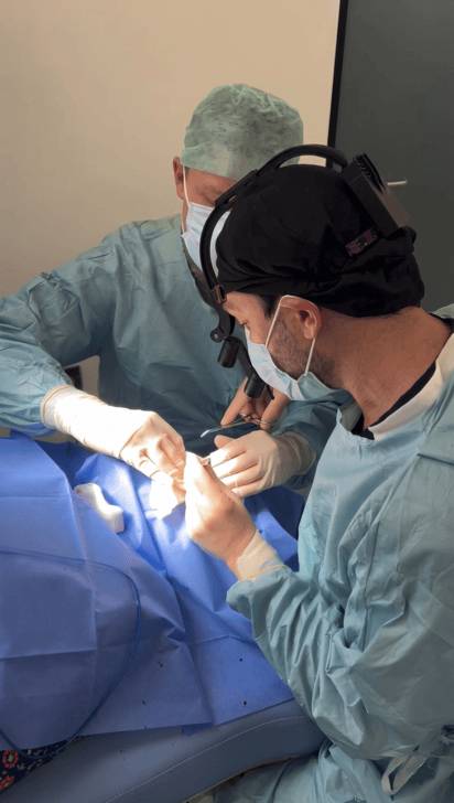 Upper and Lower Blepharoplasty