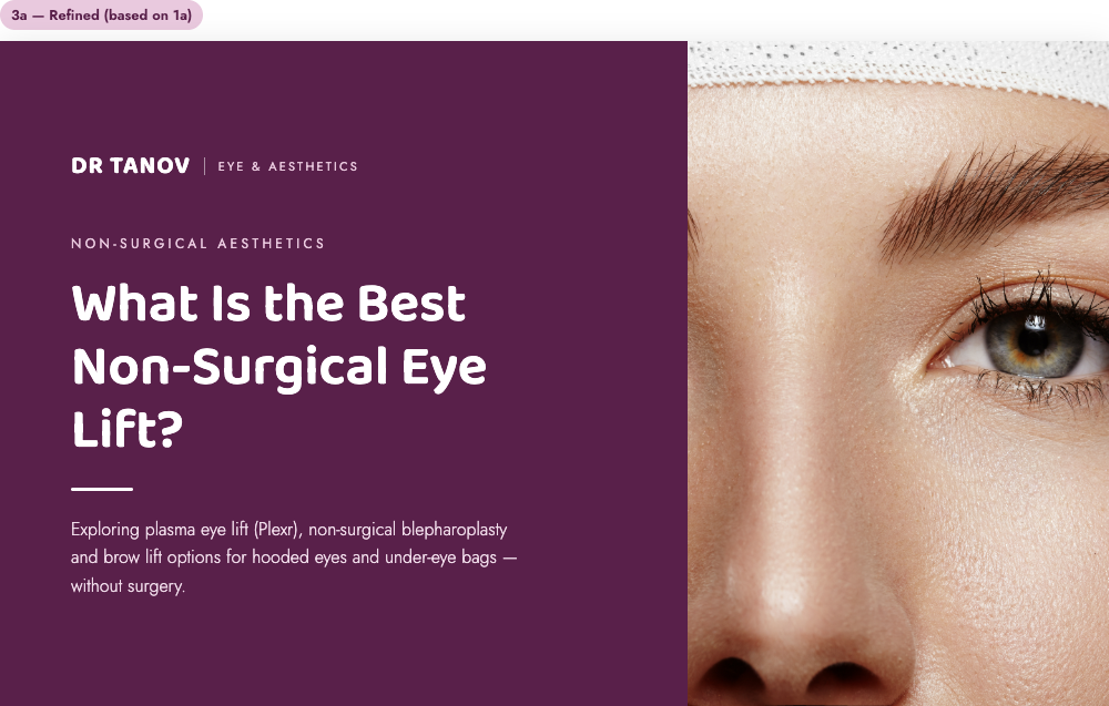 The Best Non-Surgical Eye Lift