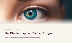 Disadvantages of Cataract Surgery