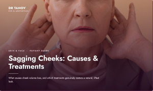 Sagging Cheeks: Causes and Treatments Guide