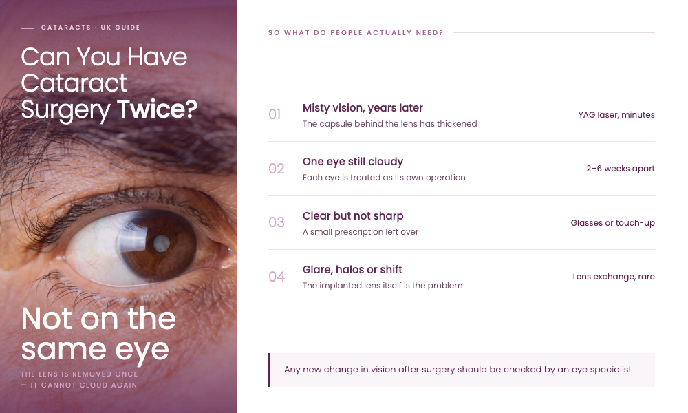 Can You Have Cataract Surgery Twice