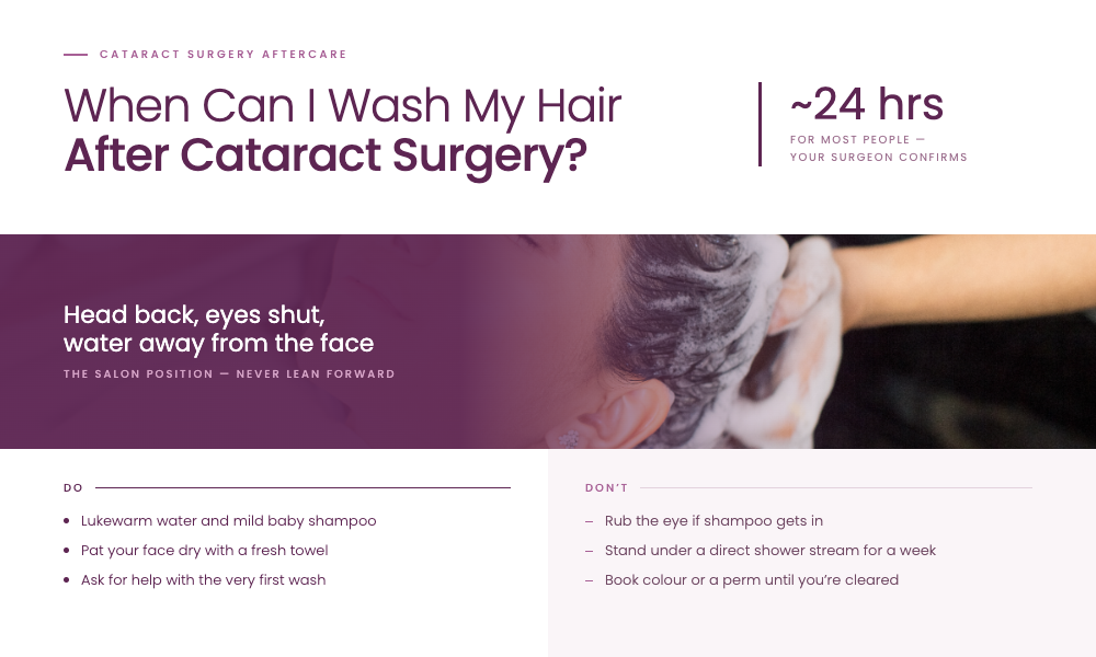 Hair Washing After Cataract Surgery